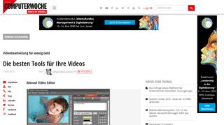 
                            8. Movavi Video Editor - Videobearbeitung für wenig Geld: Die besten ...