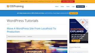 
                            11. Move A WordPress Site From Localhost To Production - OSTraining