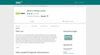 
                            5. MOVE IT MEDIA. GmbH als Arbeitgeber | XING Unternehmen