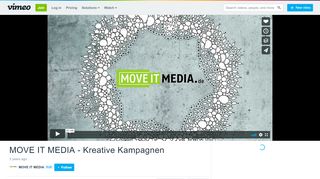 
                            12. MOVE IT MEDIA - Kreative Kampagnen on Vimeo