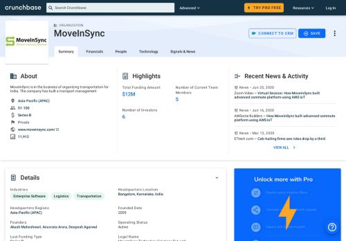 
                            7. MoveInSync | Crunchbase