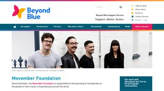 
                            12. Movember Foundation - Beyondblue