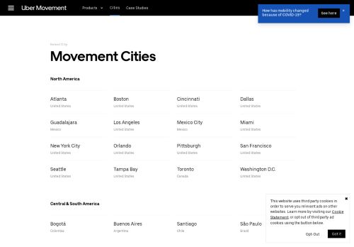 
                            3. Movement - Uber Movement: Let's find smarter ways forward