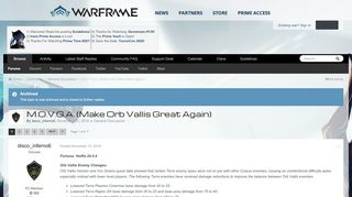 
                            13. M.O.V.G.A. (Make Orb Vallis Great Again) - General Discussion ...