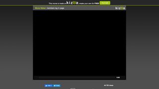 
                            1. Movie Maker: members log in page - Kizoa