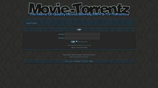 
                            1. Movie-Torrentz : Login - The Home Of Quality