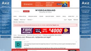
                            10. movieberry.com, filmous.com, mp3panda.com legal? | MyBroadband