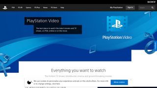 
                            1. Movies from PlayStation Store | PlayStation Video