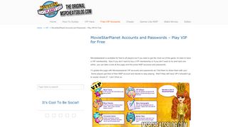 
                            13. MovieStarPlanet Accounts and Passwords - Play VIP for Free ...