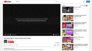 
                            3. Moviestarplanet - Fame, Fortune and Friends - YouTube