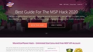 
                            5. MovieStarPlanet Hack - 100k Free StarCoins, Diamonds and VIP