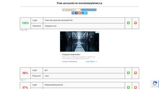 
                            7. moviestarplanet.ca - free accounts, logins and passwords