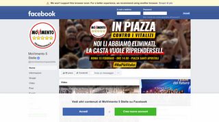 
                            6. MoVimento 5 Stelle - Home | Facebook