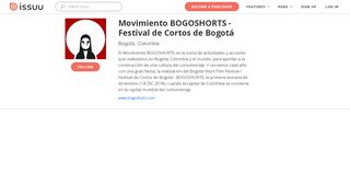 
                            11. Movimiento BOGOSHORTS - Festival de Cortos de Bogotá - Issuu