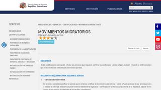
                            10. Movimientos Migratorios - Dirección General de Migración