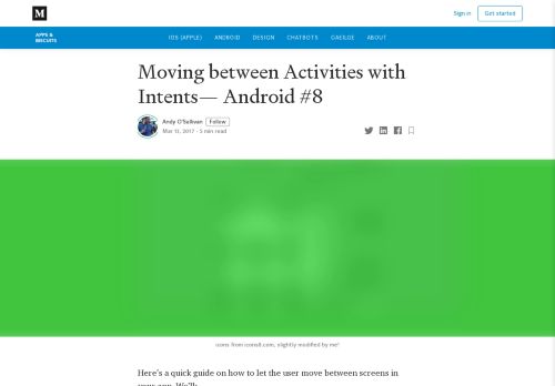 
                            5. Moving between Activities with Intents— Android #8 – appsandbiscuits