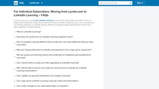 
                            5. Moving from Lynda.com to LinkedIn Learning – FAQs | Lynda.com Help