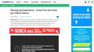
                            10. Moving Up Experience - Coma Fora da Caixa por Flávio Passos ...