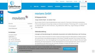 
                            6. movisens GmbH | CyberForum e.V.