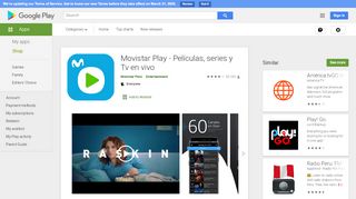 
                            5. MovistarPlay - Películas, series y Tv en vivo - Apps on Google Play