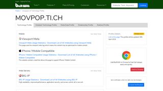 
                            8. movpop.ti.ch Technology Profile - BuiltWith