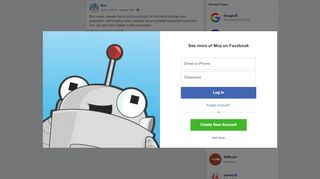 
                            13. Moz - Moz users, please log in (moz.com/login) to the site... | Facebook