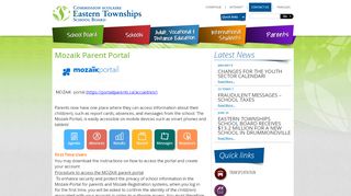 
                            6. Mozaik Parent Portal | Eastern Townships School BoardEastern ...