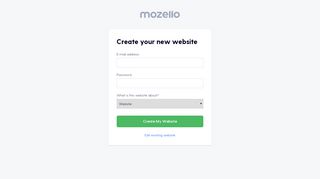
                            1. Mozello: Sign Up