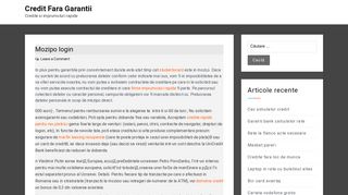 
                            8. Mozipo login – Credit Fara Garantii
