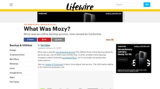 
                            13. Mozy Review - Lifewire