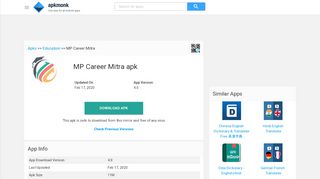 
                            8. MP Career Mitra Apk Download latest version 3.5- com.mpcareermitra