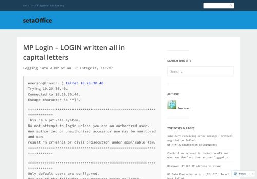 
                            8. MP Login – LOGIN written all in capital letters | setaOffice