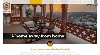 
                            5. MP Tourism Hotels & Resorts | Madhya Pradesh Tourism