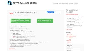 
                            7. MP3 Skype Recorder | Free Skype call recorder