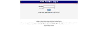 
                            10. MPA Member Login