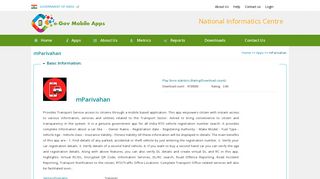 
                            3. mParivahan | mobileapps