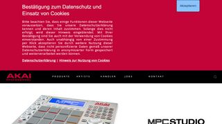 
                            5. MPC Studio | Produkt Archiv| akaipro.de