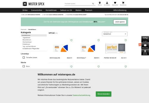 
                            3. MPG&E Kontaktlinsen online kaufen | Mister Spex