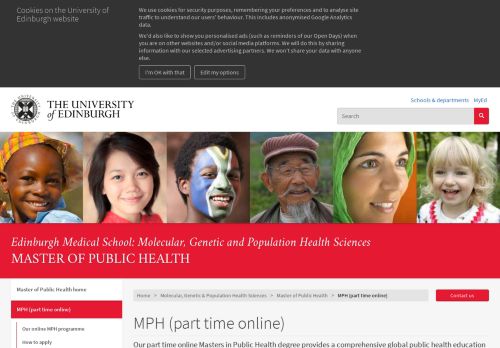 
                            6. MPH (online) | The University of Edinburgh