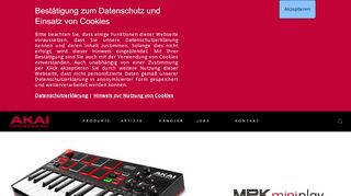 
                            4. MPK Mini Play | Keyboard Controller, Pad Controller| akaipro.de