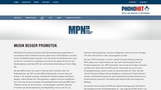 
                            5. MPN (Musik Promotion Network) - PHONONET