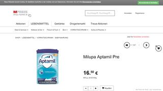 
                            10. MPREIS | Milupa Aptamil Pre | Online Supermarkt