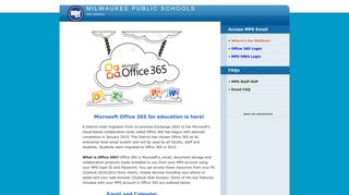 
                            1. MPS - Office 365 Staffs - Milwaukee Public Schools