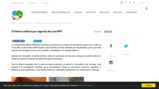 
                            12. MPS-Oriflame colabora por segundo año con MPS - MPS España