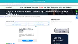 
                            3. Mpya » Salary Slip Portal Tanzania by Government Salary ...