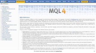 
                            5. MQL4 Reference