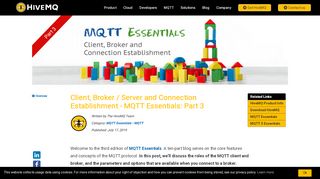 
                            4. MQTT Essentials Part 3: Client, Broker and Connection Establishment