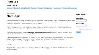 
                            10. Mqtt Login | PyHouse