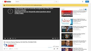 
                            12. Mr. Ashwini Kumar Sharma CIO DIGITAL FOUNDATION - YouTube