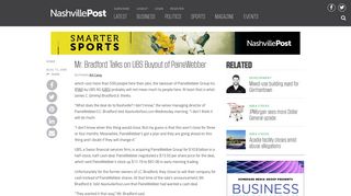 
                            7. Mr. Bradford Talks on UBS Buyout of PaineWebber | Nashville Post